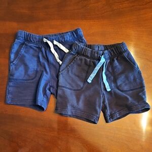 Carter's Blue Casual Denim Shorts with Drawstring